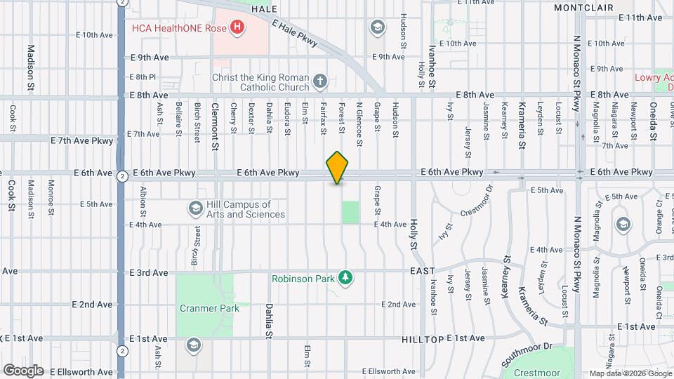 525 Forest St Map and Location Details