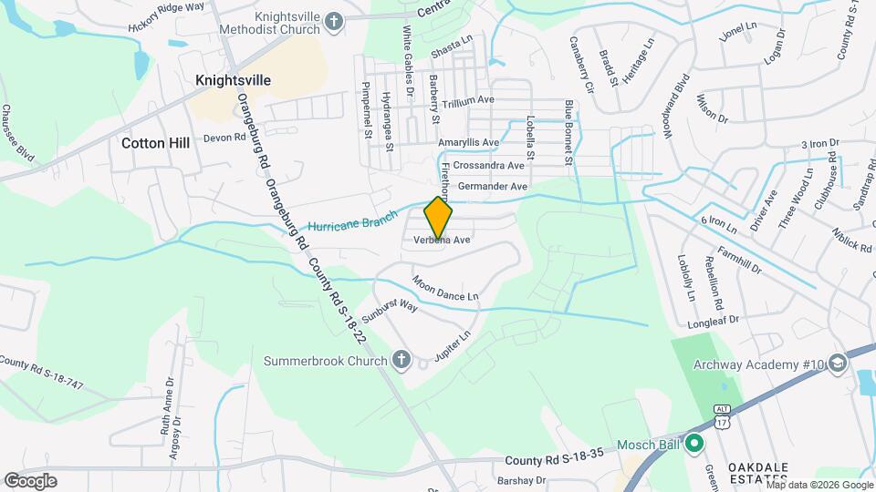 405 Verbena Ave Mapa y Detalles de la Ubicación