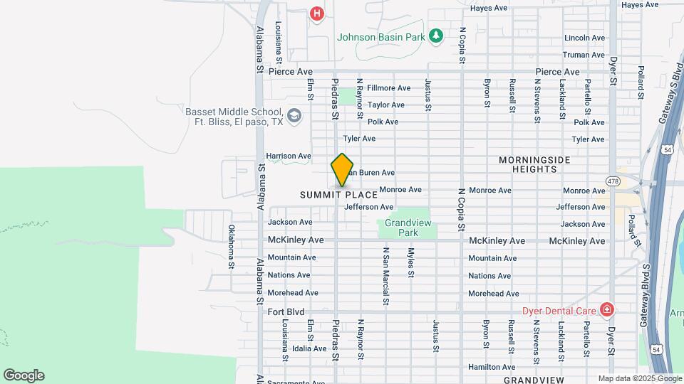 3922 N Piedras St Map and Location Details