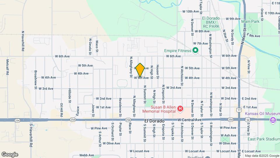 430 Frazier St Map and Location Details