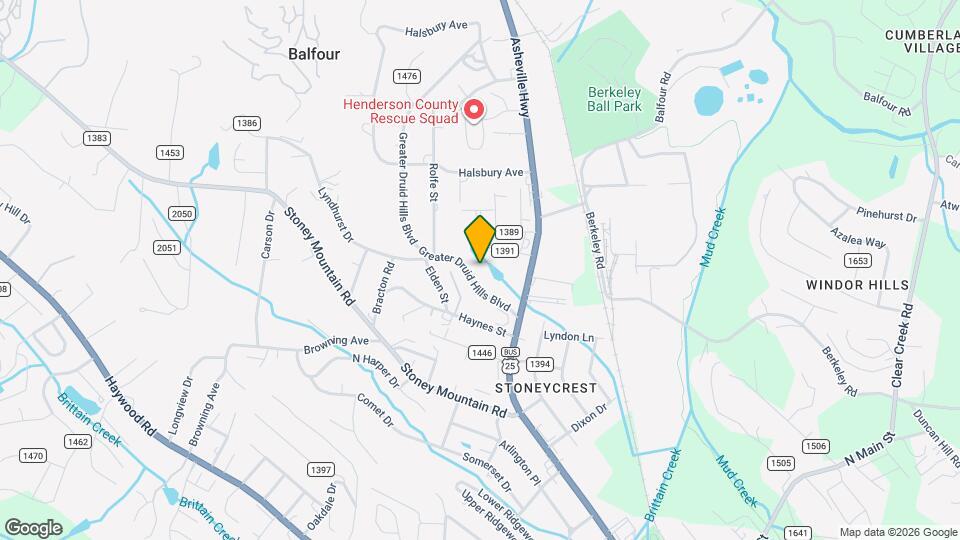 2328 Greater Druid Hills Blvd Map and Location Details
