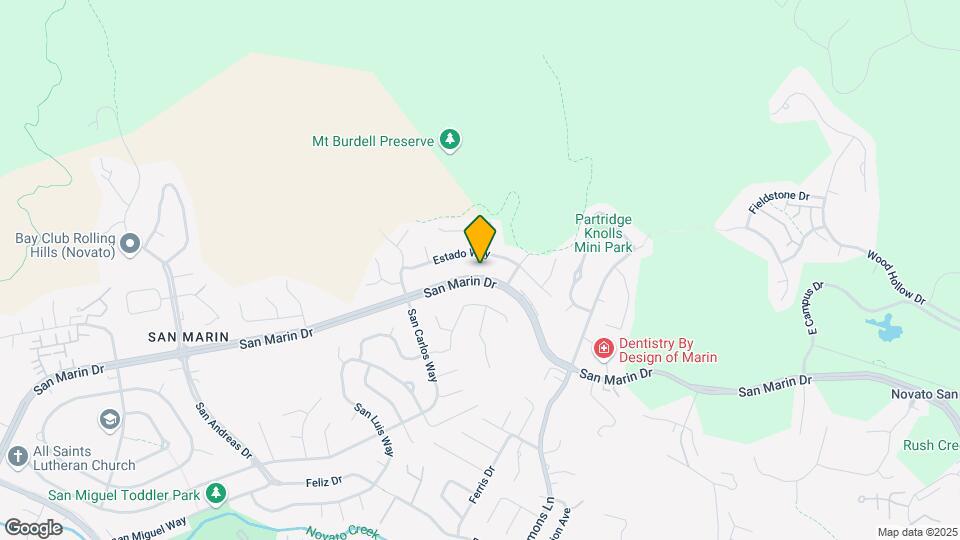 443 San Marin Dr Map and Location Details