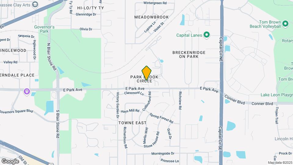 221 Parkbrook Cir Map and Location Details
