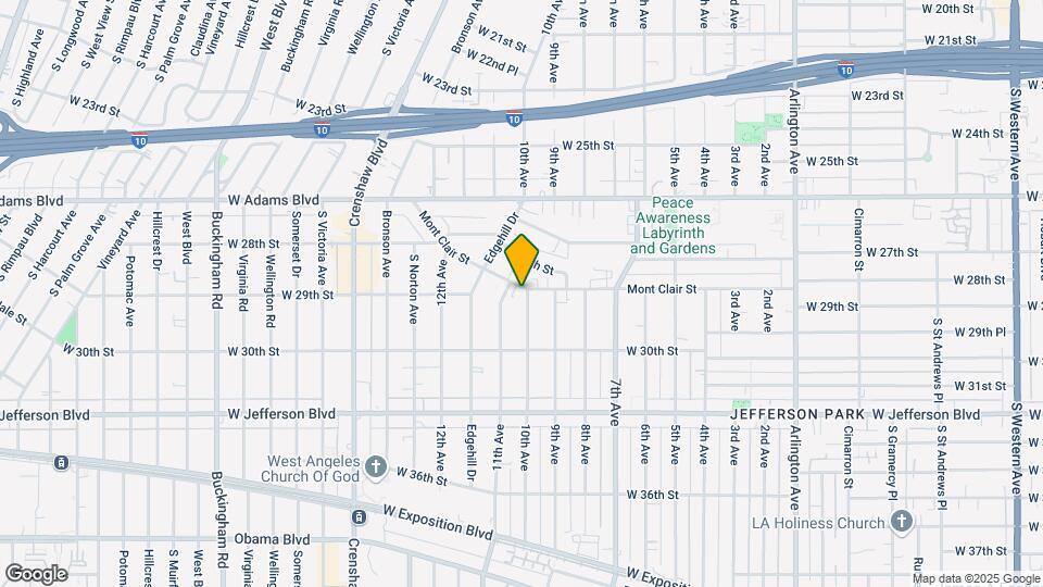 3906 Mont Clair St Map and Location Details