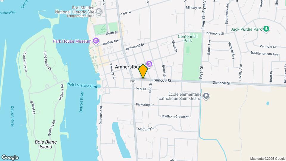 183 Simcoe St Map and Location Details