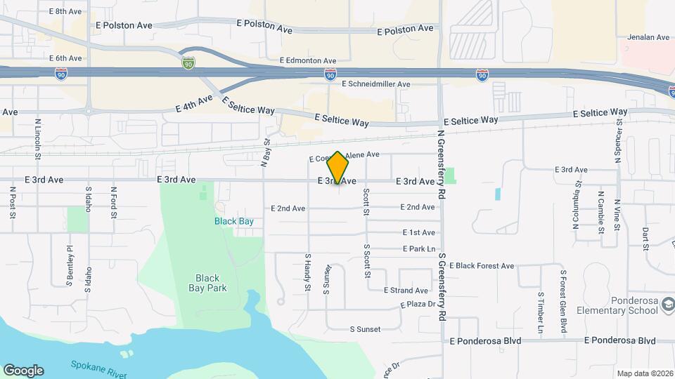 1614 E 3rd Ave Mapa y Detalles de la Ubicación