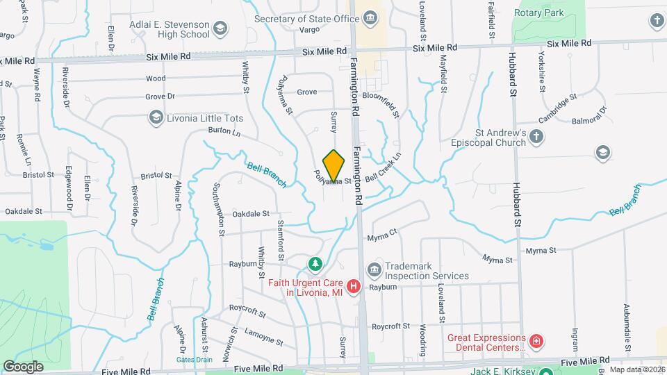 16345 Pollyanna St Mapa y Detalles de la Ubicación