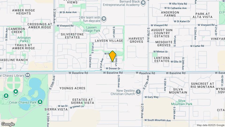 7401 S 30th Ave Mapa y Detalles de la Ubicación