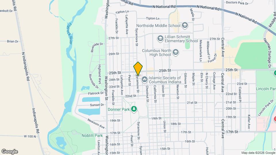 2407-2407 Sycamore St Mapa y Detalles de la Ubicación