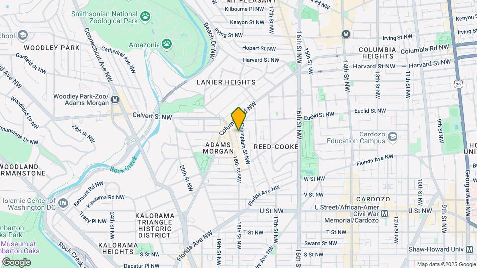 2388 Champlain St NW Map and Location Details