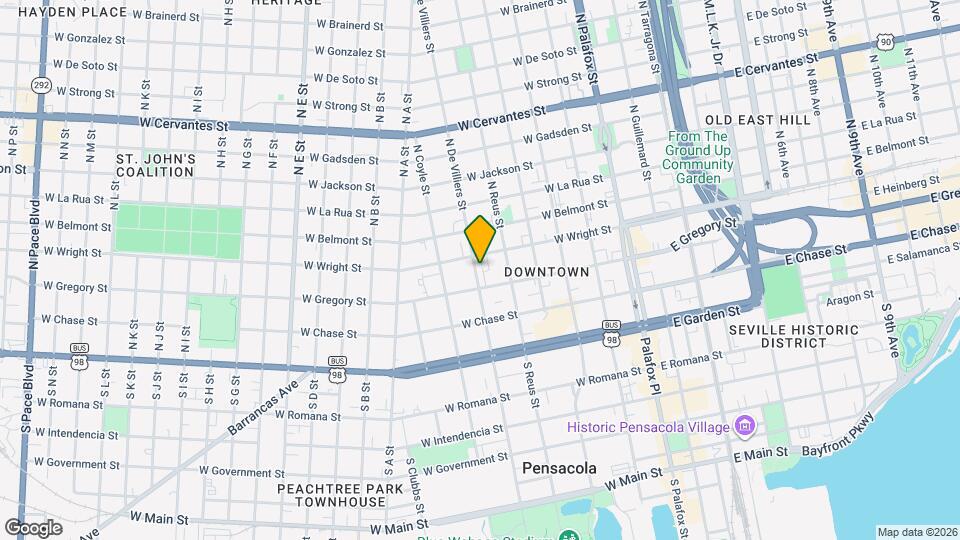 248 N De Villiers St Map and Location Details