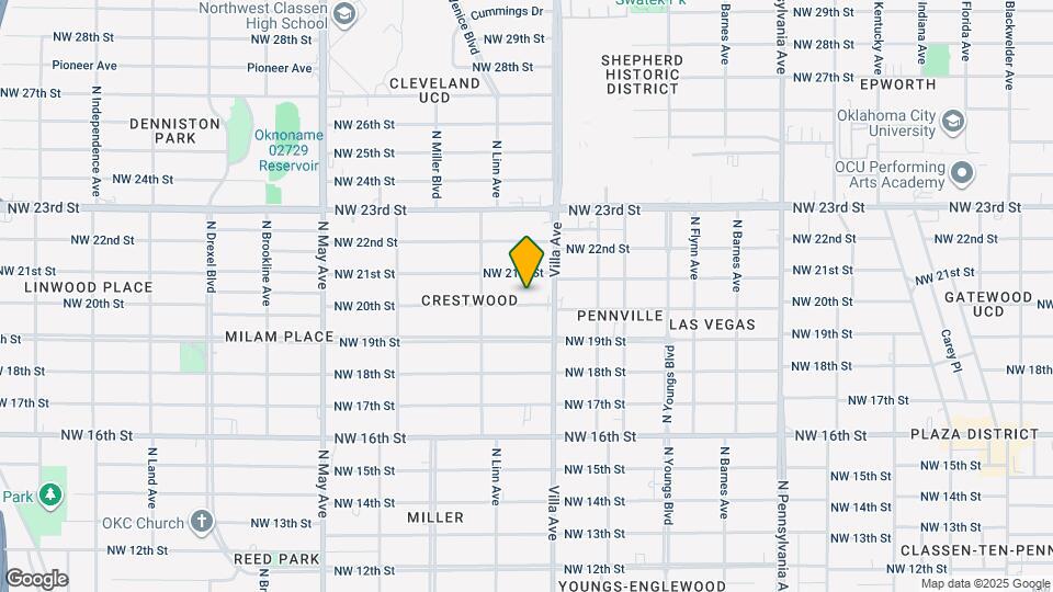 2523 NW 20th St Map and Location Details