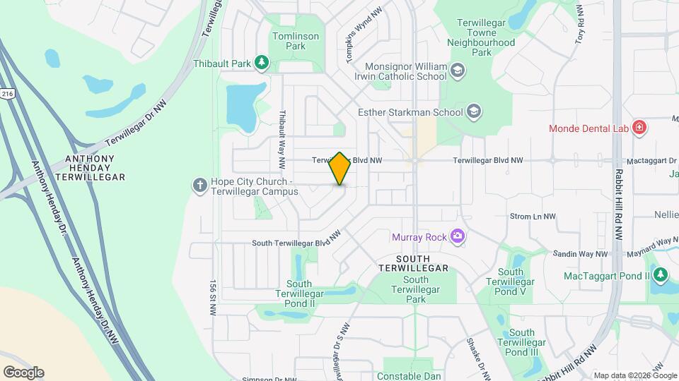 5567 Stevens Crescent NW Map and Location Details