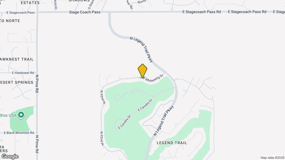 9443 E Whitewing Dr Map and Location Details