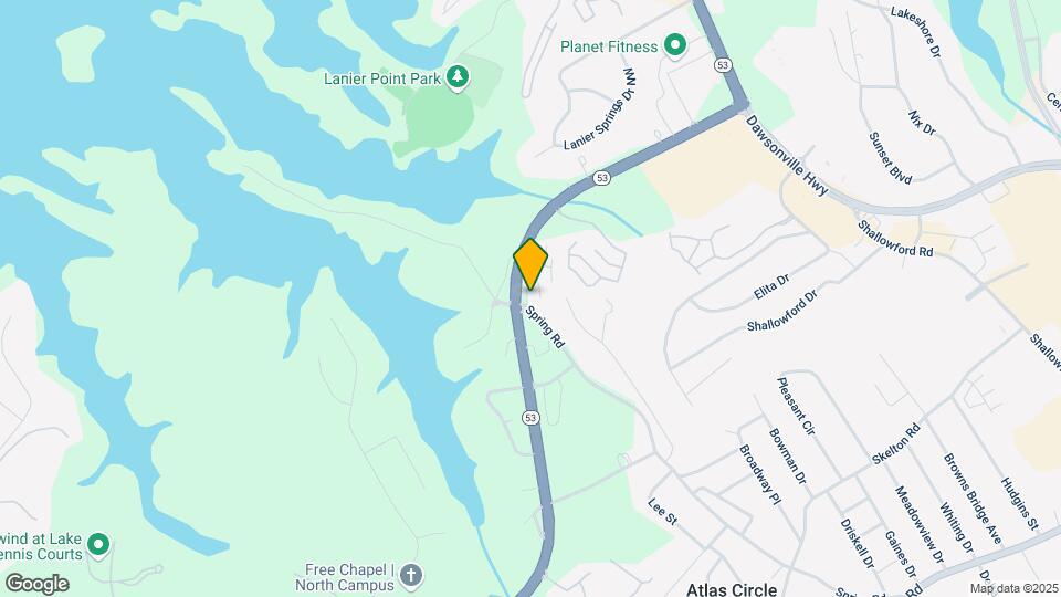 Pointe Lanier Mapa y Detalles de la Ubicación