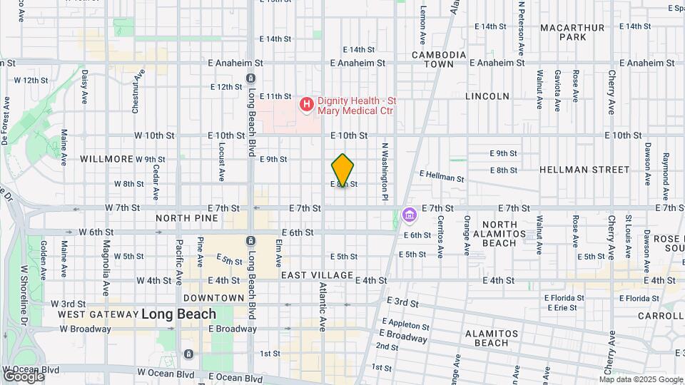 735 Lime Ave Map and Location Details