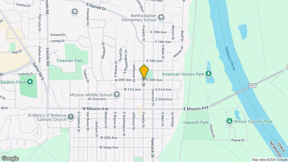 2001 Franklin St Mapa y Detalles de la Ubicación