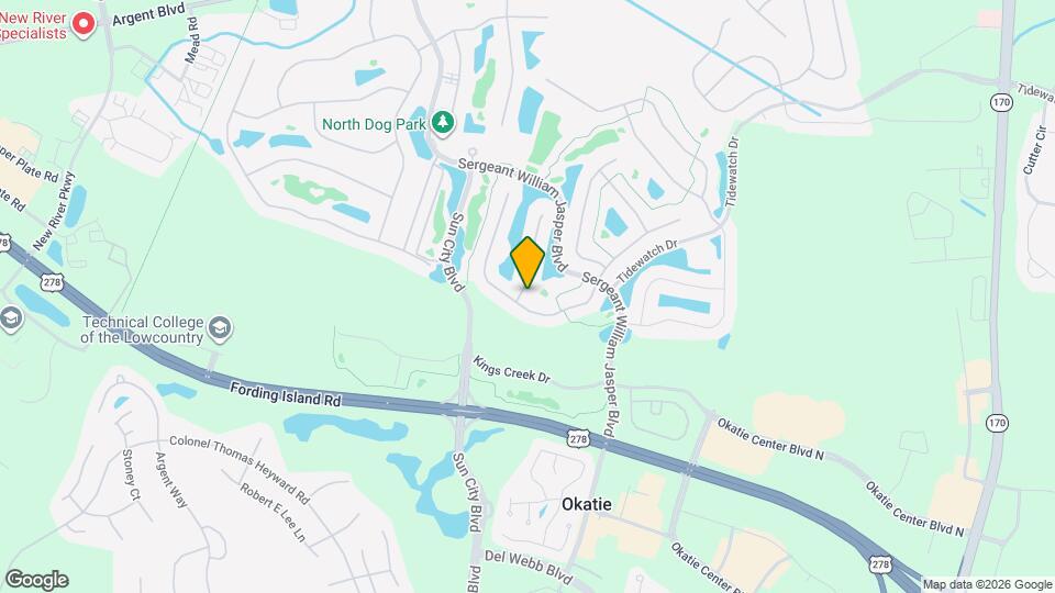 58 Shearwater Point Dr Mapa y Detalles de la Ubicación