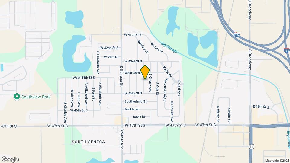 4534 S Osage Ave Map and Location Details