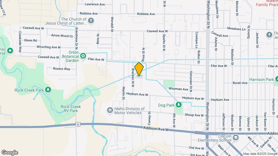 509 Borah Ave W Map and Location Details