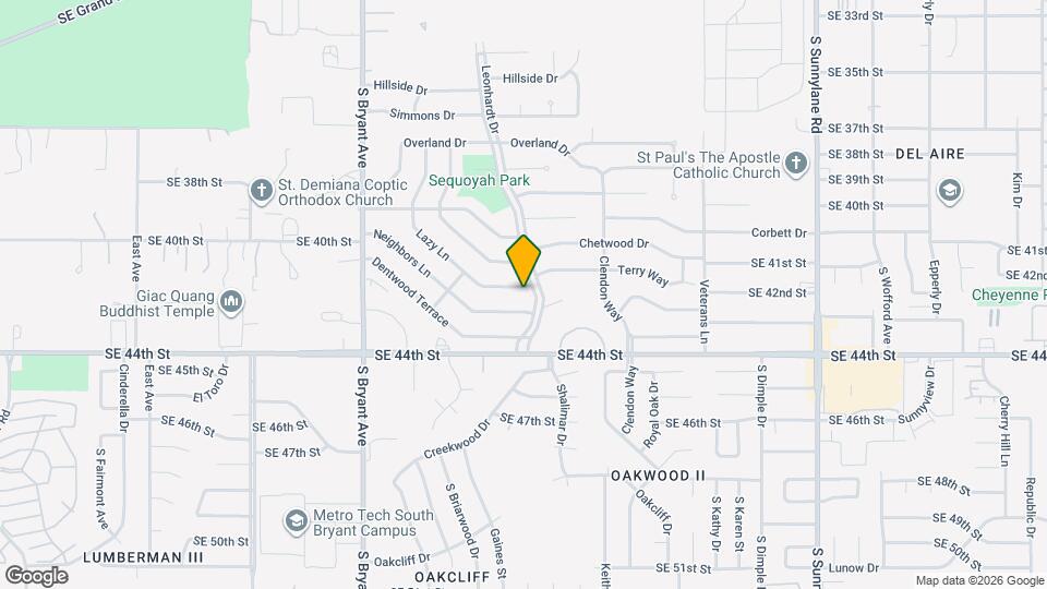 3416 Lazy Ln Map and Location Details