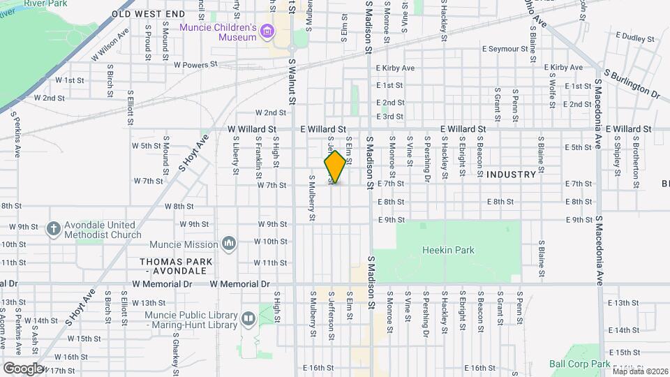 301 E 7th St Map and Location Details