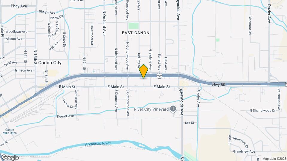 2401 E Main St Map and Location Details