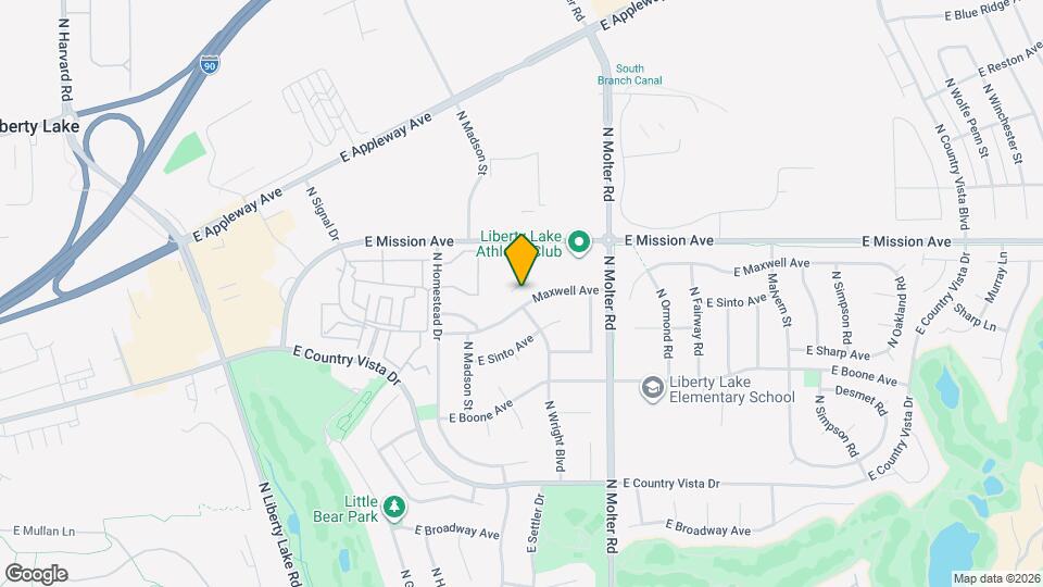 23303 E Maxwell Ave Map and Location Details