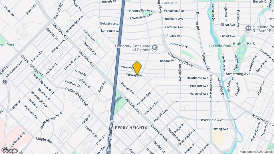 4501 Fairway Ave Map and Location Details