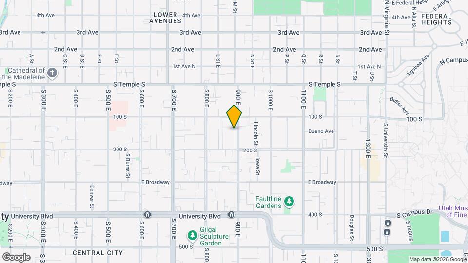 136 S 900 E Map and Location Details