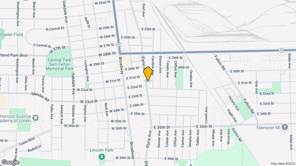3143 Elyria Ave Map and Location Details