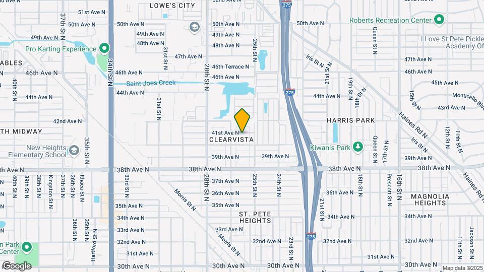 2540 41st Ave N-Unit -2540 41st Ave. N #B Map and Location Details