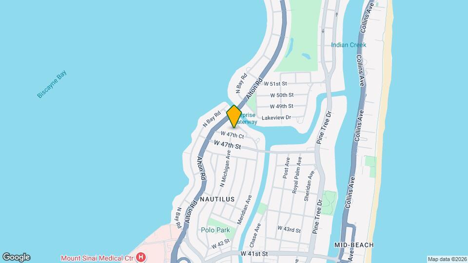 939 W 47th Ct Map and Location Details