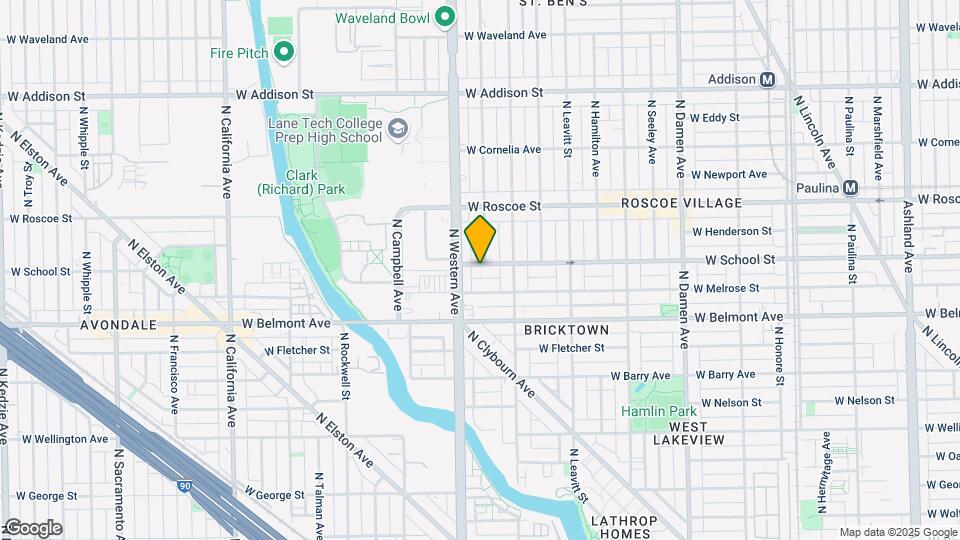 2335 W School St Map and Location Details