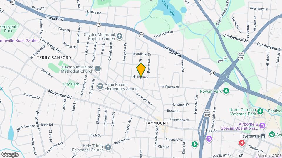 417 Park Ave Map and Location Details