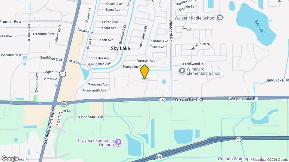 817 Sky Lake Cir Map and Location Details