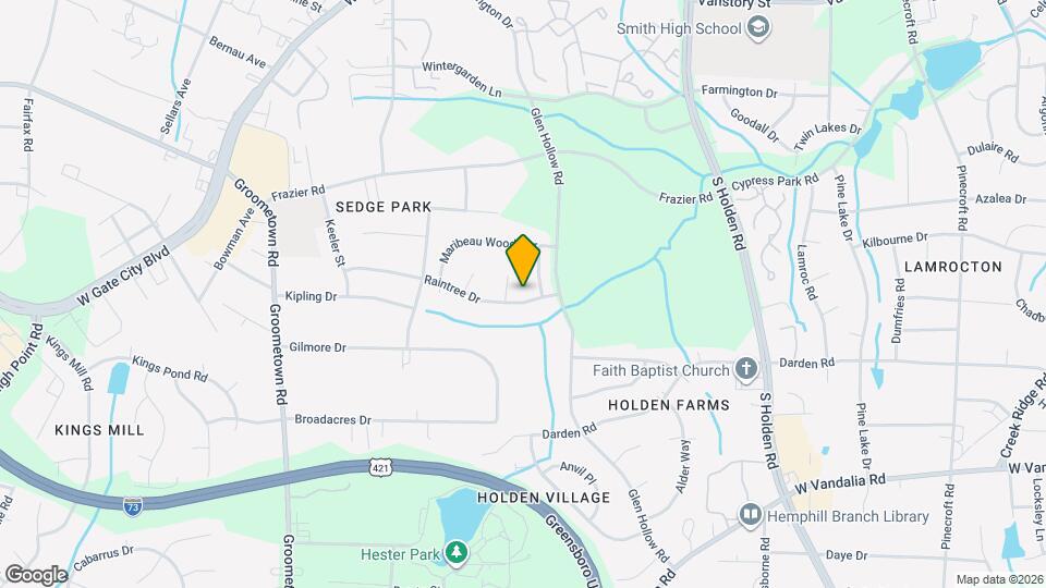 3804 Raintree Dr Map and Location Details