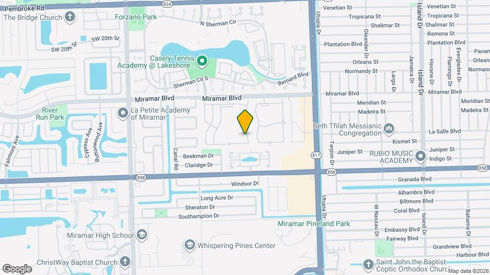 2830 SW 83rd Terrace Map and Location Details