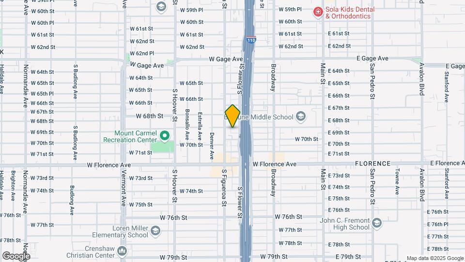 446 W 69th St Mapa y Detalles de la Ubicación