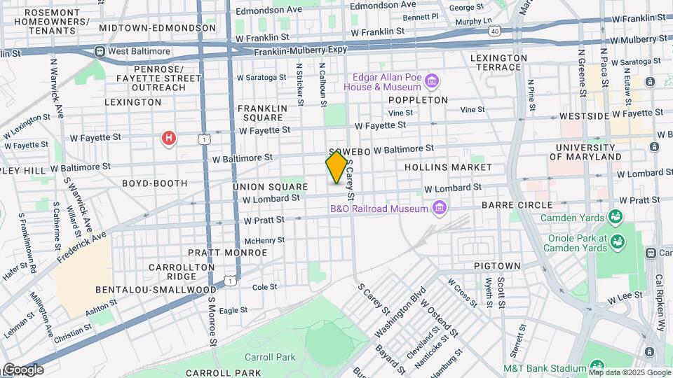 1324 W Lombard St Mapa y Detalles de la Ubicación