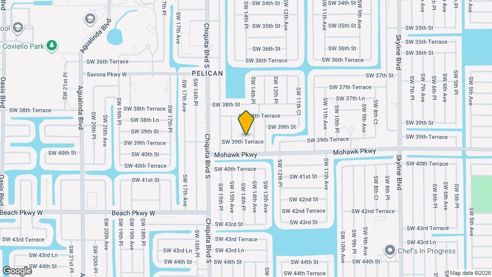 3919 SW 14th Pl Map and Location Details