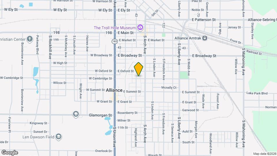 210 E Cambridge St Map and Location Details