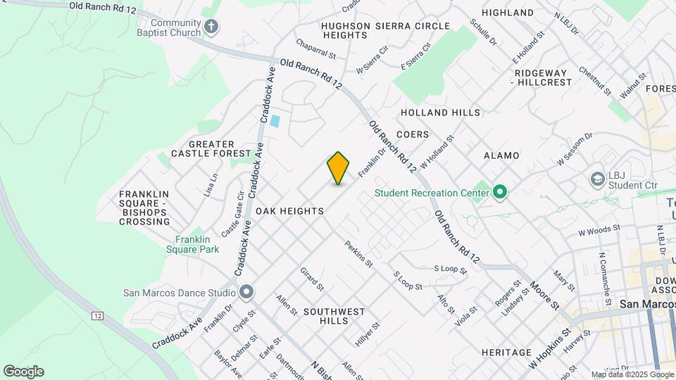 608 Franklin Dr Map and Location Details