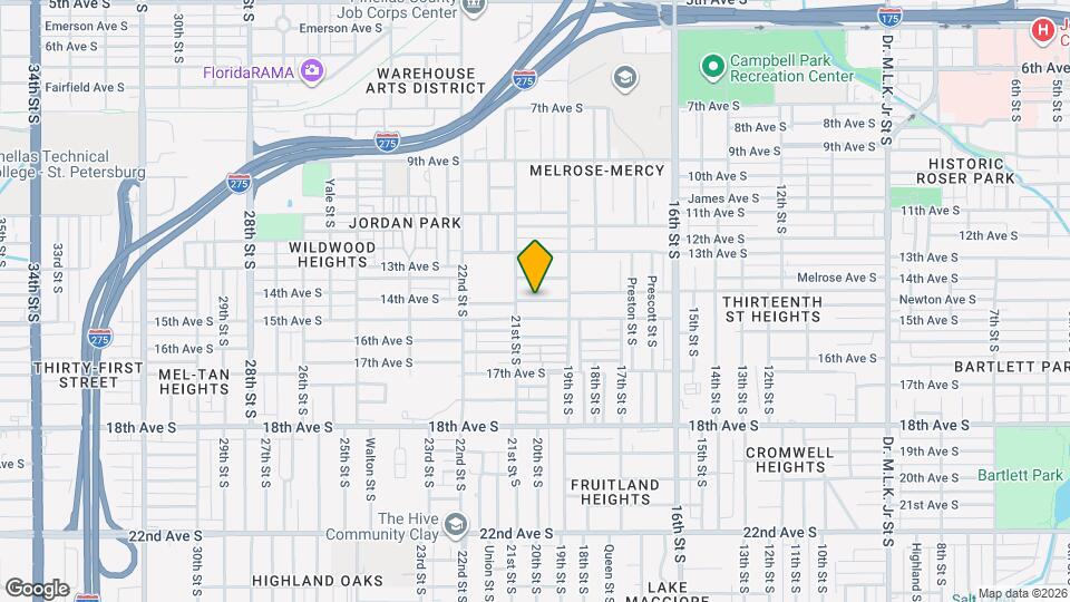 2020 14th Ave S Mapa y Detalles de la Ubicación