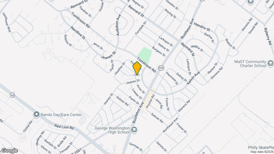 551 Avon St Map and Location Details