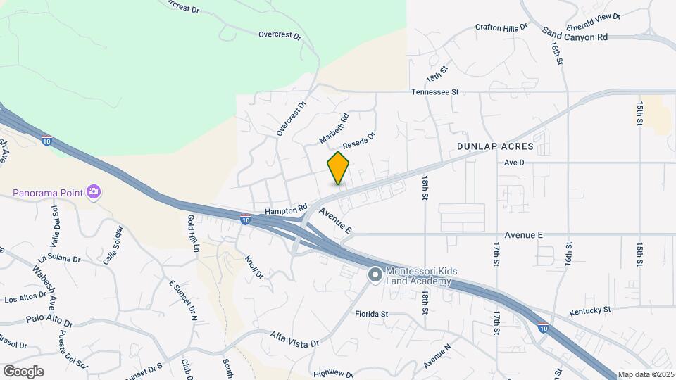 31462 Yucaipa Blvd Map and Location Details
