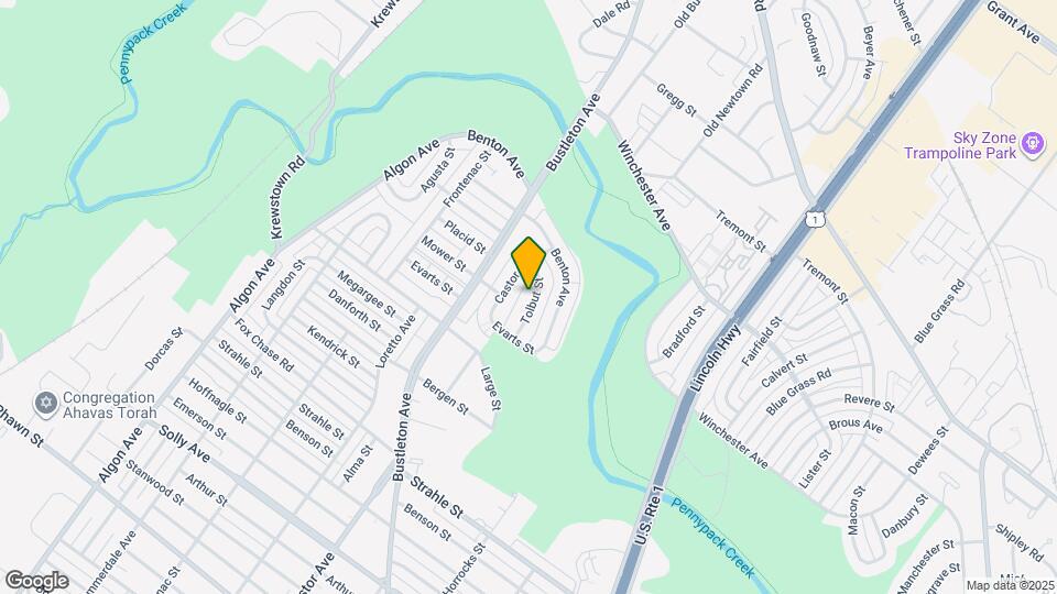 8550 Tolbut St Map and Location Details