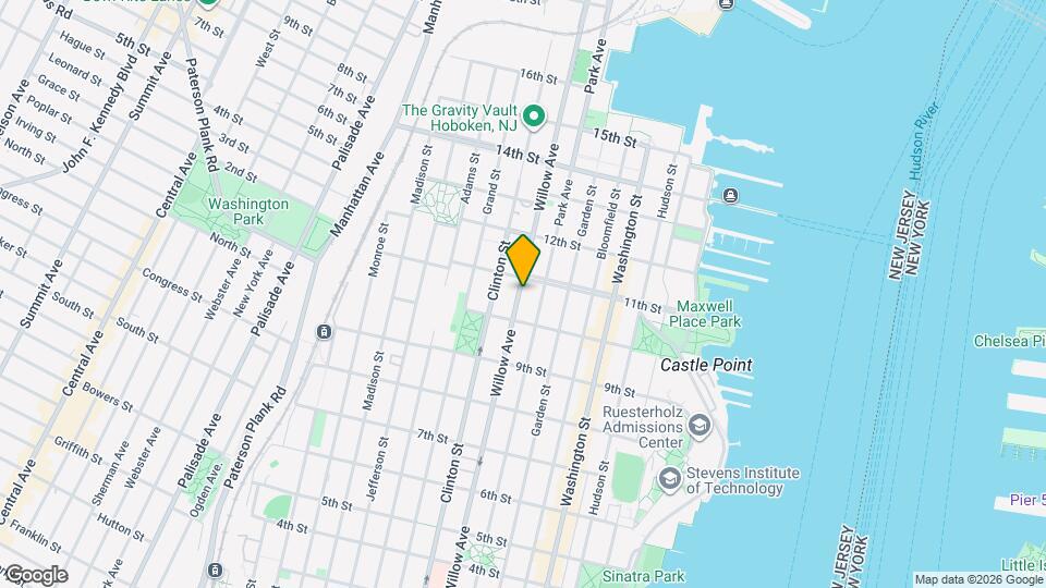 1023 Willow Ave Map and Location Details