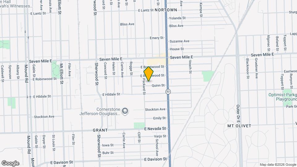 7533 Quinn St Map and Location Details