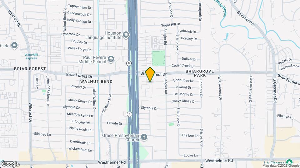 1573 W Sam Houston Pkwy S Map and Location Details